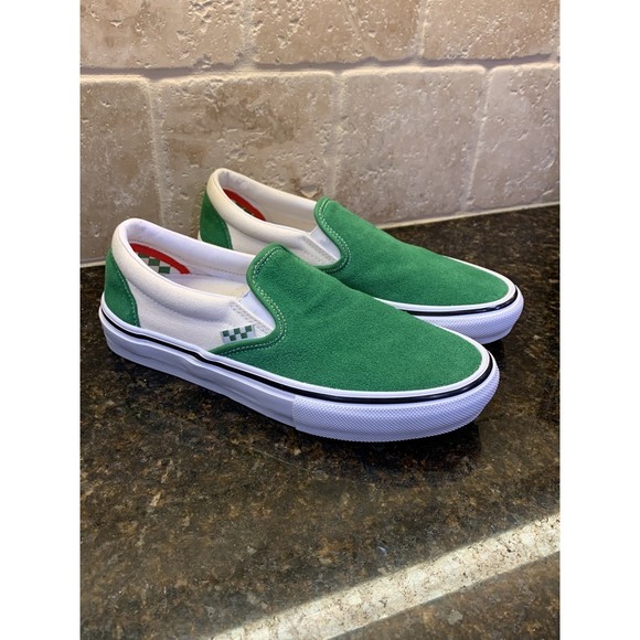 Vans Other - VANS Slip-On Pro Skate Shoes - Juniper /White - Mens 7 Womens 8.5 - Like New